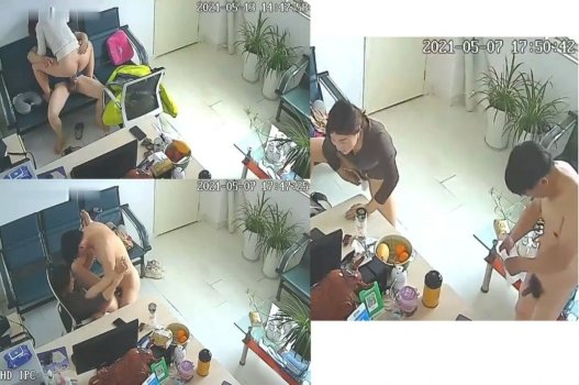 สามีและน้องสาวของเธอ -ในกฎหมายที่แอบกอดกันอย่างแอบ