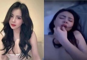 มีเพศสัมพันธ์กับชายสองคนด้วยหีสีชมพู