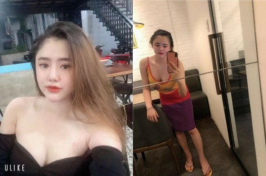 สาวสวยพอใจกับแตงกวา