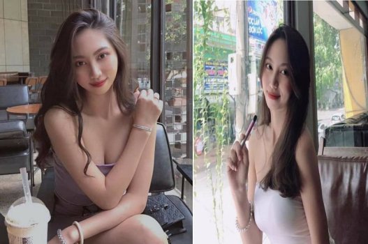 น้องสาวที่สวยงามแสดงร่างกายของเธอทางออนไลน์